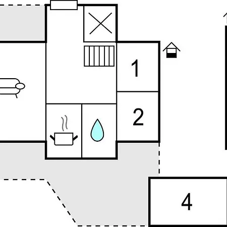 Nyaraló Stunning In With Kitchen Østby